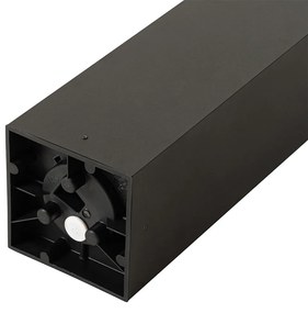 Stojaca vonkajšia lampa čierna s dymovým sklom 80 cm IP44 - Charlois