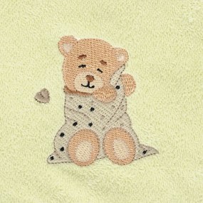Babymatex Osuška s kapucňou MAXI 100x100 cm - Zelená
