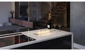 InFire - Vstavaný BIO krb 5,5x50 cm 3kW chróm