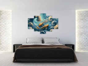 Obraz - Zlaté rybky (150x105 cm)