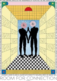 Moikka Plagát Room for Connection by Signe Bagger A4 (21x27cm)