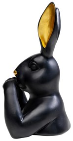 Sweet Rabbit dekorácia čierna 23 cm