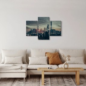 Obraz mesta za súmraku (90x60 cm)