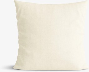 Goldea dekoračná obliečka na vankúš malaga - smotanová 50 x 50 cm