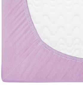 DETSKÉ JERSEY PRESTIERADLO 016 70X140 CM SVETLOFIALOVÉ