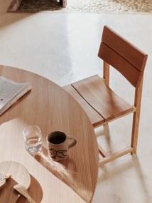 Ferm Living Kameninový hrnček Vuelo Dark Buff 300 ml