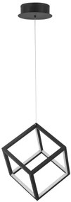 LED luster Gabbia 25 čierne