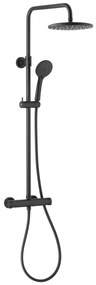 KFA Armatura Moza sprchová súprava nástenná s termostatom áno čierna 5736-910-81