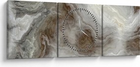 Obraz - Onyx (s hodinami) (90x30 cm)