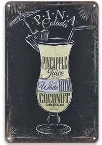 Ceduľa Cocktail Pina Colada