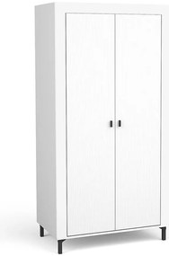 Skriňa Mossa M01 2D dub whisky/biely mat