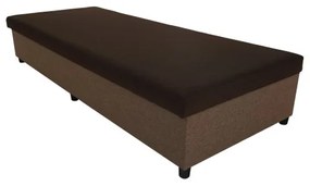 Čalúnená posteľ s úložným priestorom CORY 80x200 hnedá