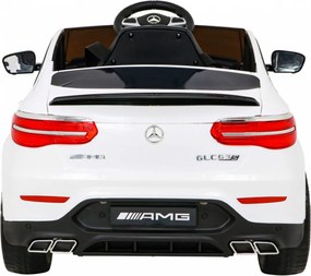Ramiz Mercedes Benz GLC63S pre deti, Biele SUV + Pilot + pohon 4x4