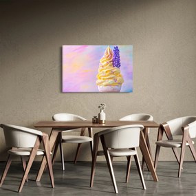 Obraz - Zmrzlina s levanduľou (90x60 cm)