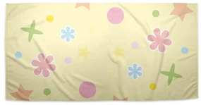Sablio Uterák Kvetiny na žltej - 50x100 cm