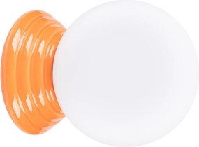 Sollux SL.1893 - Kúpeľňové nástenné svietidlo ZORI 1xG9/8W/230V IP44 oranžové