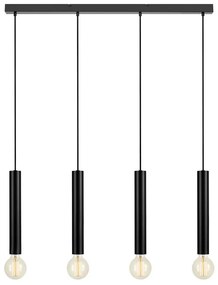 Markslöjd 108264 - Luster na lanku SENCILLO 4xE27/40W/230V čierna