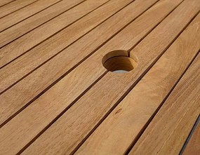 ASKO Záhradný stôl RIVIERA 190x100 cm (teak)