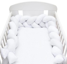 2-dielne posteľné obliečky New Baby 90/120 cm Minka a Bodky sivé