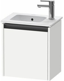 DURAVIT Ketho 2 závesná skrinka pod umývadielko, 1 dvierka, pánty vpravo, 410 x 292 x 440 mm, biela matná, K25060R18180000