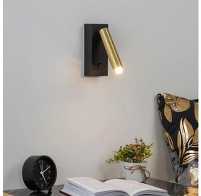 Brilagi - LED Nástenné bodové svietidlo MAYA 1xG9/4W/230V čierna/zlatá