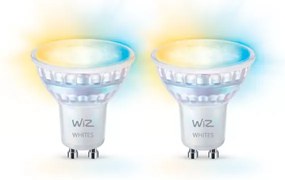 Philips Wiz Tunable white 8720169076709 LED žiarovka GU10 PAR16 4,7W/345lm 2700-6500K 2-set