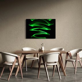 Obraz - neónové vlny (90x60 cm)