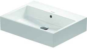 DURAVIT Vero Air obdĺžniková umývadlová misa bez otvoru, s prepadom, 600 x 470 mm, biela, 2352600060