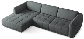 Tmavosivá rohová pohovka (ľavý roh) Hoku – Makamii