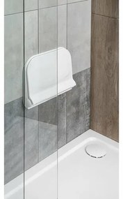 AQUALINE DI82 Dino sklopné sedátko do sprchového kúta 37,5 x 29,5 cm, biela