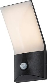 RABALUX 77172 Tolna vonkajšie nástenné svietidlo so senzorom LED 10W/770lm 3000K IP54 čierna