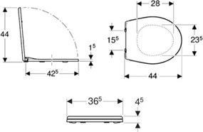 Kolo K90111000 - WC sedátko Rekord duroplast/biele