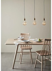 Trojramenné závesné svietidlo v zlatej farbe Markslöjd Bronx