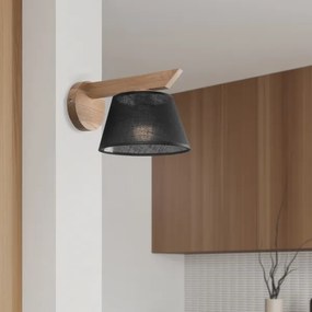 Brilagi - LED  Nástenné svietidlo ANTHONY 1xE14/40W/230V dub/čierna