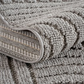 Ayyildiz, Behúň Helix 2201 silver, 80x250, šedá, chodba / predsieň