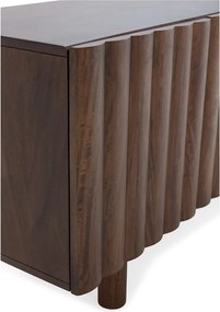 Hnedá komoda z mangového dreva 160x80x40 cm Tamira – MOME