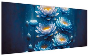 Obraz - Lekná pod hladinou (120x50 cm)