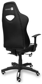 CONNECT IT CGC-0700-WH - Herná stolička LeMans Pro čierno-biela