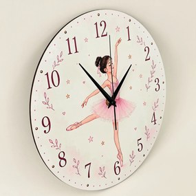 Detské nástenné hodiny s baletkou | BELLA: 30 cm 4790-115216 HLC91094