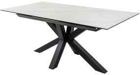Jedálenský stôl Eternity 160-200cm mramorový vzhľad