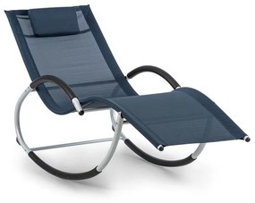 Westwood Rocking Chair, hojdacie lehátko, ergonomické, hliníkový rám, tmavomodré
