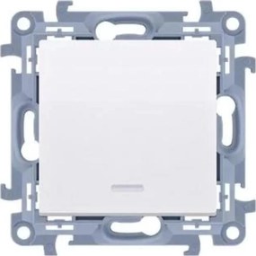 Vypínač jednopólový s podsvietením LED CW1L.01/11