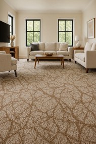 Spoltex, Metrážny koberec Marbeline 168 béžová, na mieru, šíře 4m, hnedá, filc, detská izba