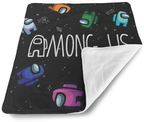 Sablio Deka pre bábätko AMONG US Levitujúci vo vesmíre - 90x120 cm