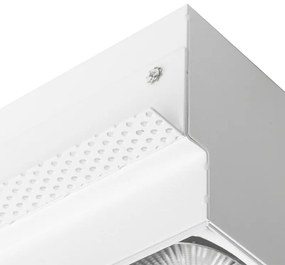 Zástenné bodové svietidlo biele GU10 AR111 bez rámu 2-žiarovkové - Oneon