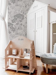 Tapeta čiernobiele zvieratá 280x100 cm