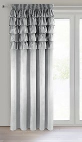 ZATEMŇOVACÍ ZÁVES NA PÁSKE AURA 140X270 CM STRIEBORNÁ