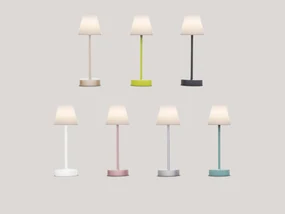 Lola slim 30 extériérová lampa biela
