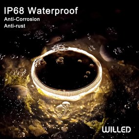 Bezdoteku LEDsolar 17Z vonkajšie svetlo na zapichnutie do zeme 4 ks, 17 LED, bezdrôtové, iPRO, 1W, teplá farba