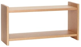 Poschodová polica v dekore duba v prírodnej farbe 62 cm Less – Hübsch